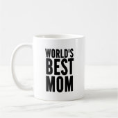 Die weltweit beste Mama je Kaffeemugs Kaffeetasse (Links)