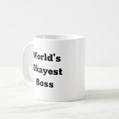 Die weltweit beste Tasse für den Boss-Kaffee (Vorderseite Links)