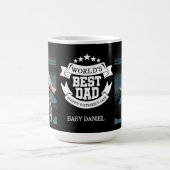 Die weltweit beste Vater-Fotokollektion Kaffeetasse (Mittel)