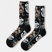 Die weltweit beste Vater-Fotokollektion Socken (Linkes Detail)