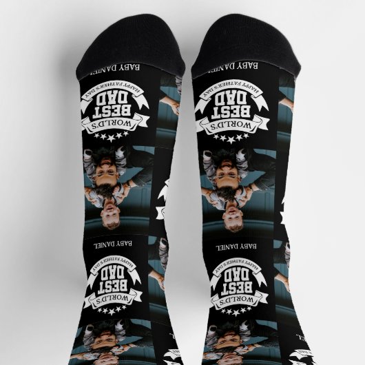 Die weltweit beste Vater-Fotokollektion Socken (Oben)