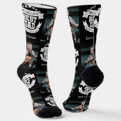 Die weltweit beste Vater-Fotokollektion Socken (Gewinkelt)