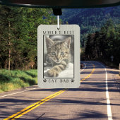 Die weltweit besten Cat Vater Paw Prints Pet Foto Autolufterfrischer