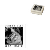 Die weltweit besten Cat Vater Paw Prints Pet Foto Gummistempel (Stempel)