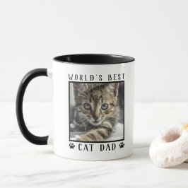 Die weltweit besten Cat Vater Paw Prints Pet Foto  Tasse