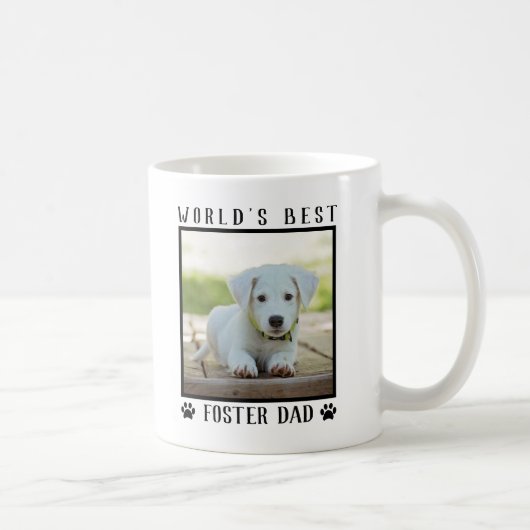 Die weltweit besten Foster Vater Paw Prints Pet Fo Kaffeetasse (Rechts)