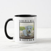 Die weltweit besten Foster Vater Paw Prints Pet Fo Tasse (Links)