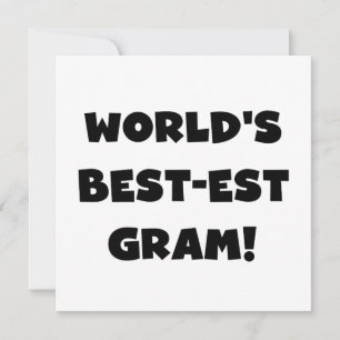 Die weltweit besten Gram Black Text Tshirts und GI