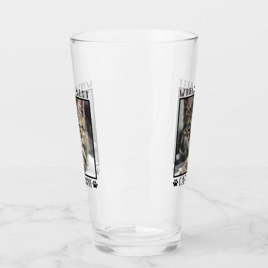 Die weltweit besten Katzenpaw-Mamas drucken Foto-R Glas (Links)