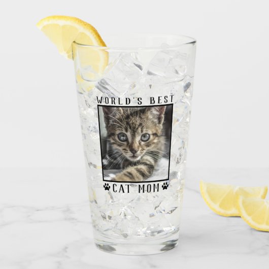 Die weltweit besten Katzenpaw-Mamas drucken Foto-R Glas (Vorderseite Ice)