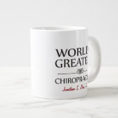 Die weltweit größte Chiropraktor-Custom-Jumbo-Tass Jumbo-Tasse (Vorderseite Rechts)