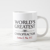Die weltweit größte Chiropraktor-Custom-Jumbo-Tass Jumbo-Tasse (Rechts)