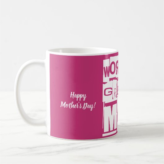 Die weltweit größte Mama Typografie: Name oder Tex Kaffeetasse (Links)