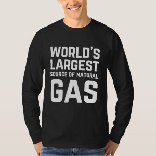 Die weltweit größte Quelle von Erdgas Frauen ich T-Shirt