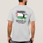 Die weltweit höchsten Amputierten für Kinder pro K T-Shirt (Rückseite)