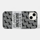 Die weltweit Phantastischste Dackel Vater Geschenk iPhone Hülle (Rückseite (Horizontal))