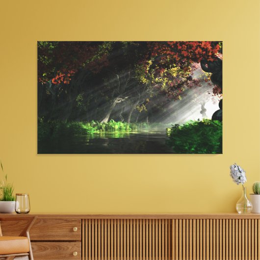 Die Wende Leinwanddruck (Insitu (Wohnzimmer))