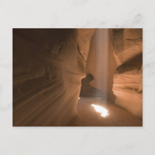 Die Wendeltreppe im Upper Antelope Canyon, Navajo Postkarte