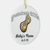 Die wenige Erdnuss der Großmutter - Ihr Name Keramik Ornament (Rechts)