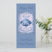 Die wenige Glaseinladung des pantoffel-2 Einladung (Stehend Vorderseite)