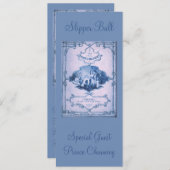 Die wenige Glaseinladung des pantoffel-2 Einladung (Vorne/Hinten)