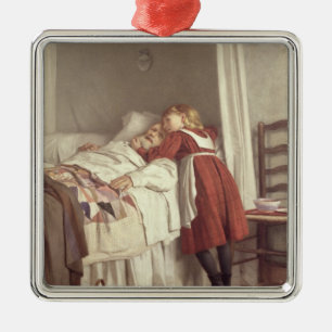 Die wenige Krankenschwester des Großvaters Ornament Aus Metall