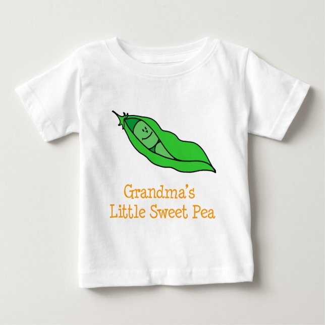 Die wenige süße Erbse der Großmutter Baby T-shirt (Vorderseite)
