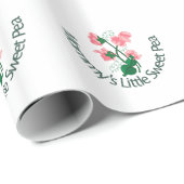 Die wenige süße Erbse der Mama Geschenkpapier (Rolleneckpunkt)