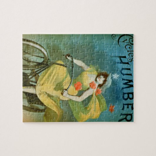 Die Werbung für "Humber fährt" rad (Farbelitho) Puzzle (Horizontal)