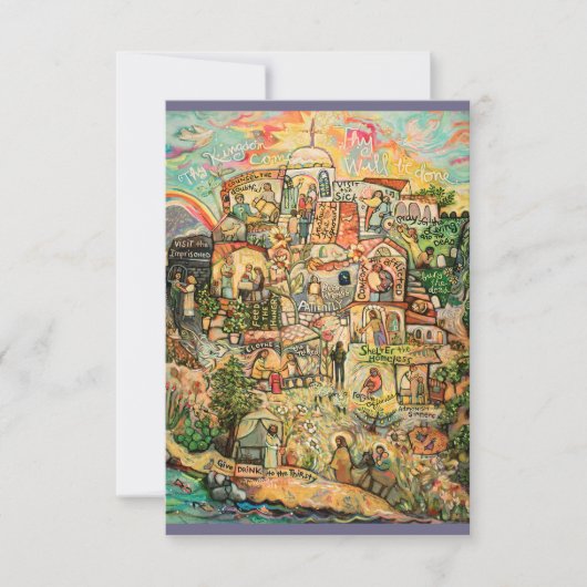 Die Werke des Gnade-Gebet-Kartons (Vorderseite)