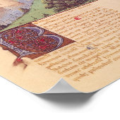 Die Werke von Virgil mit Kommentaren von Servius Poster (Ecke)