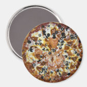 Die Werkspizza Magnet (Vorderseite/Rückseite)