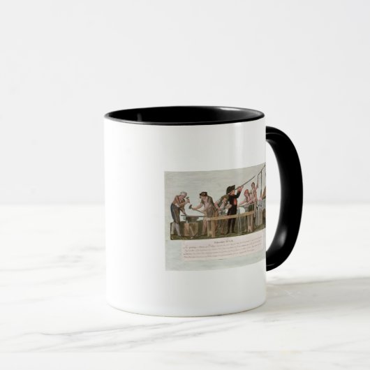 Die Werkstatt der Gewehr-Hersteller, 1793 Tasse (VorderseiteRechts)