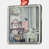 Die Werkstatt der Silberschmiede, von einem Ornament Aus Metall (Links)