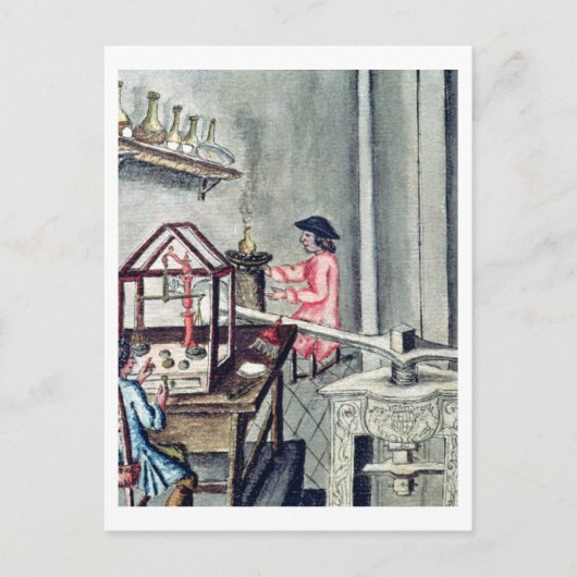 Die Werkstatt der Silberschmiede, von einem Silber Postkarte (Vorderseite)