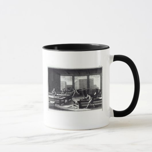 Die Werkstatt des Schreiners Tasse (Rechts)