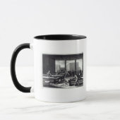 Die Werkstatt des Schreiners Tasse (Links)