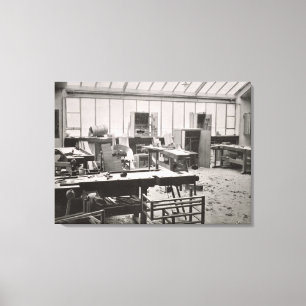 Die Werkstatt des Tischlers, von den Werkstätten Leinwanddruck