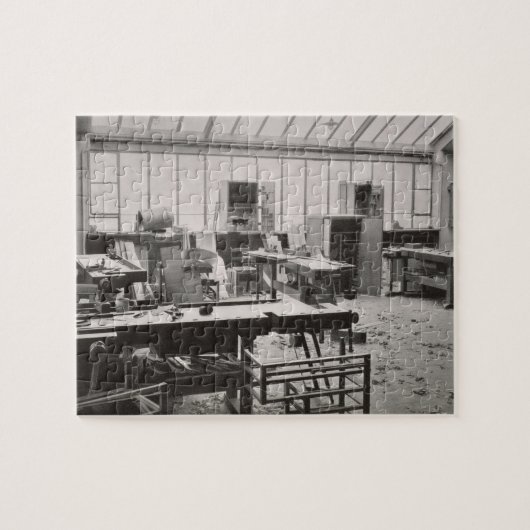 Die Werkstatt des Tischlers, von den Werkstätten Puzzle (Horizontal)