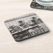 Die Werkstatt des Tischlers, von den Werkstätten Untersetzer (Linke Seite)