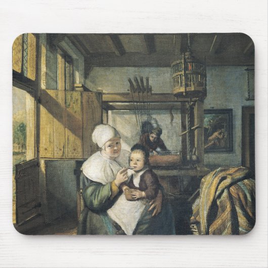 Die Werkstatt des Webers Mousepad (Vorne)