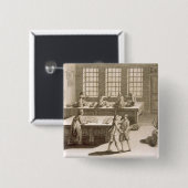 Die Werkstatt eines Schneiders, vom 'Encyclopedie Button (Vorne & Hinten)