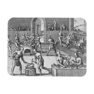 Die Werkstatt von Atahualpas Goldschmieden in Magnet