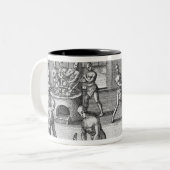 Die Werkstatt von Atahualpas Goldschmieden in Zweifarbige Tasse (Vorderseite Links)