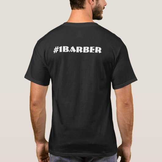 Die Werkzeug-der Männer des Friseurs #1 der T-Shirt (Rückseite)