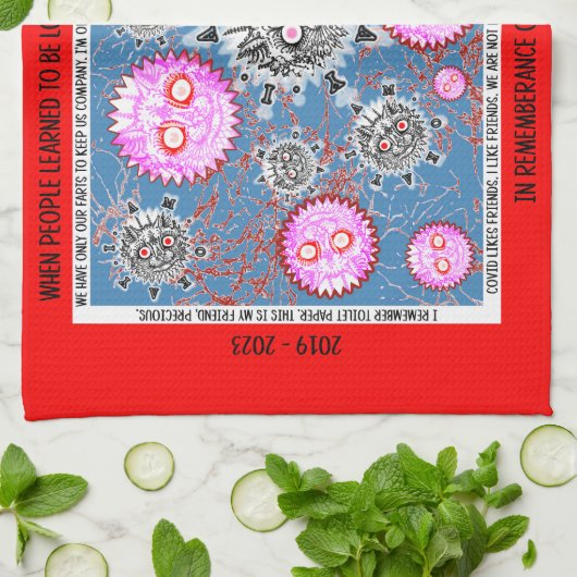 Die Wertvollen Erinnerungen Geschirrtuch (Gefaltet)