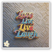 "Die Wertvollen Momente des Lebens" Aufkleber (Vorderseite)