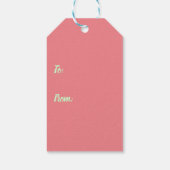 Die Wertvollste Weihnachtskarte Geschenkanhänger (Rückseite)