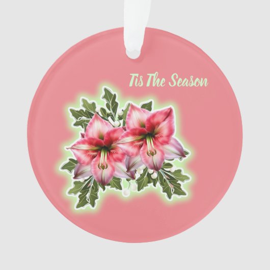 Die Wertvollste Weihnachtskarte Ornament (Vorderseite)