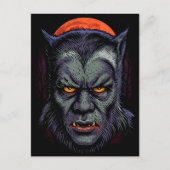 Die Werwolf-Fluch-Postkarte Postkarte (Vorderseite)